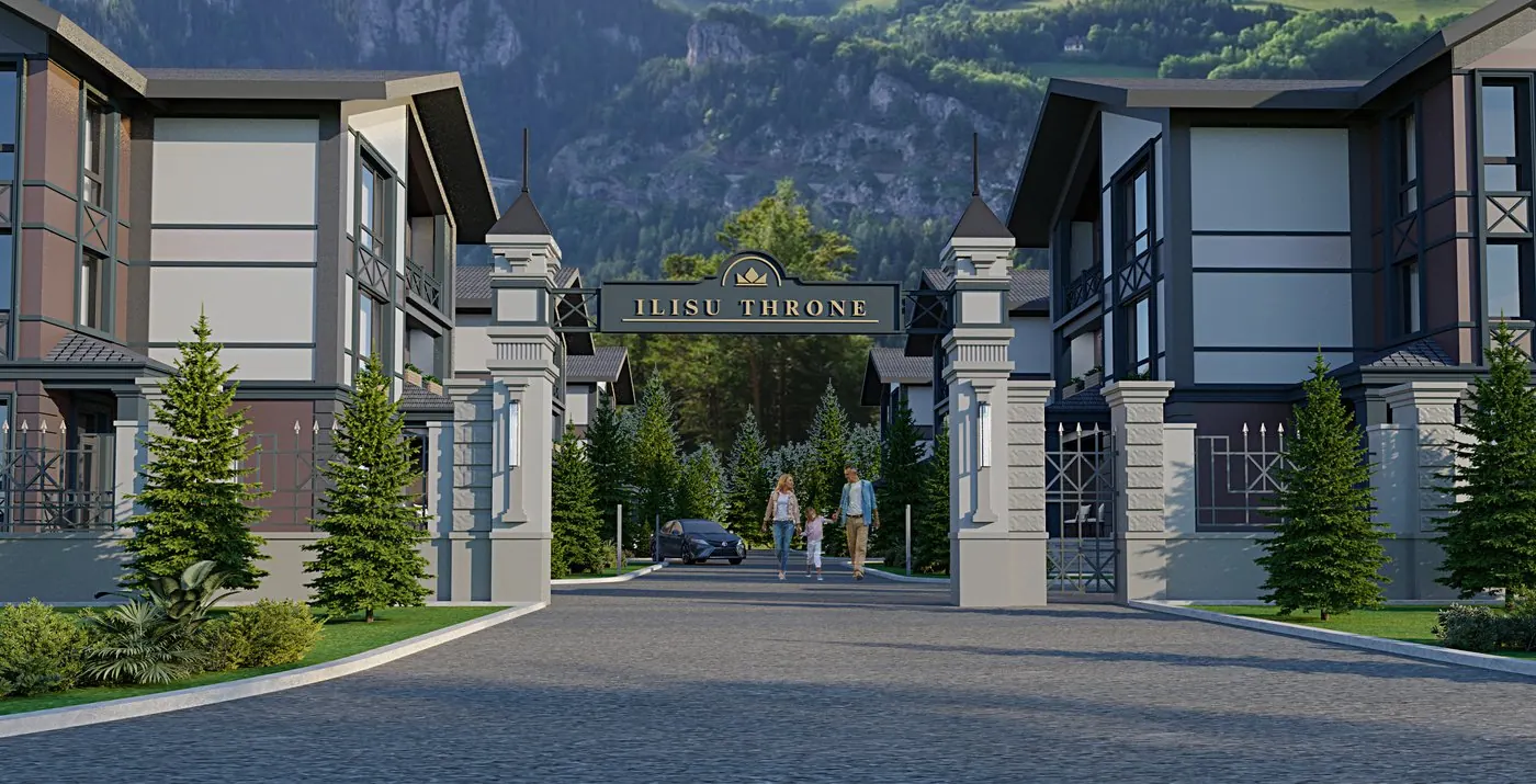 Ilisu Throne — Tiered chalet villas with panoramic glass balconies and scenic mountain views